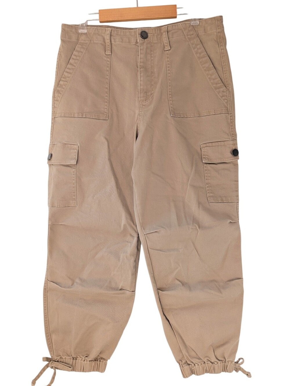 Alice + Olivia Utility Cargo Cropped Jogger Pants